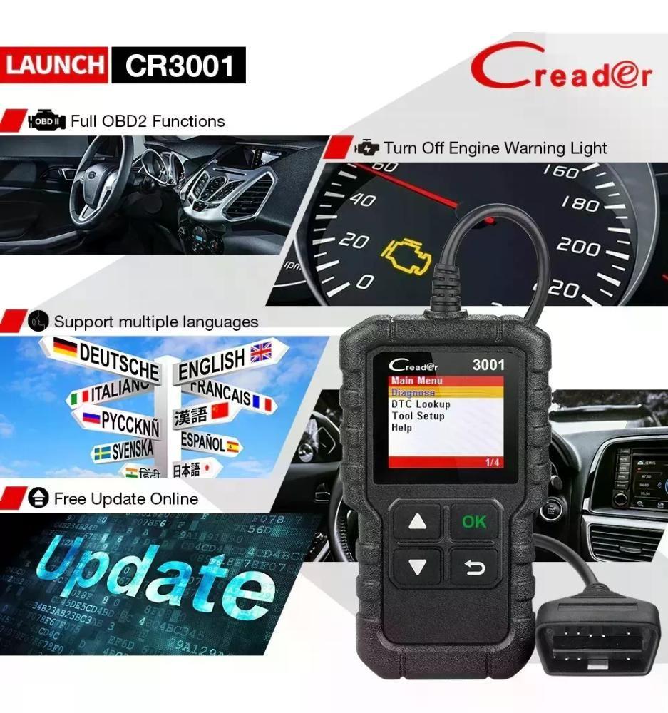Escaner Launch Creader 3001 Obd2-5