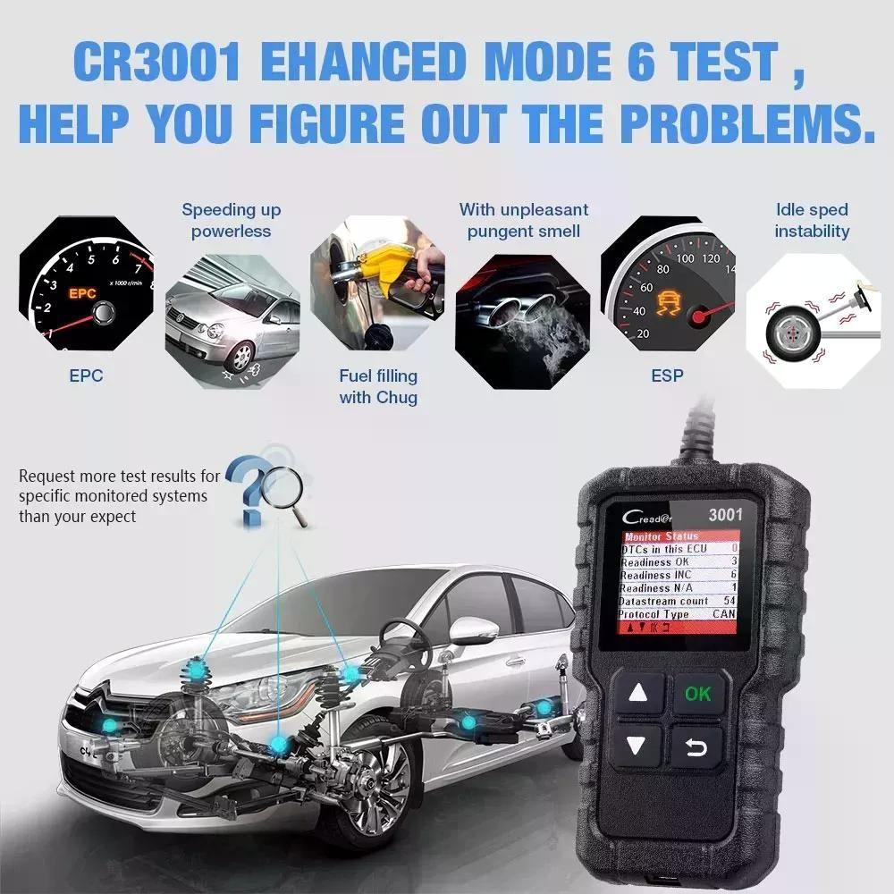Escaner Launch Creader 3001 Obd2-6