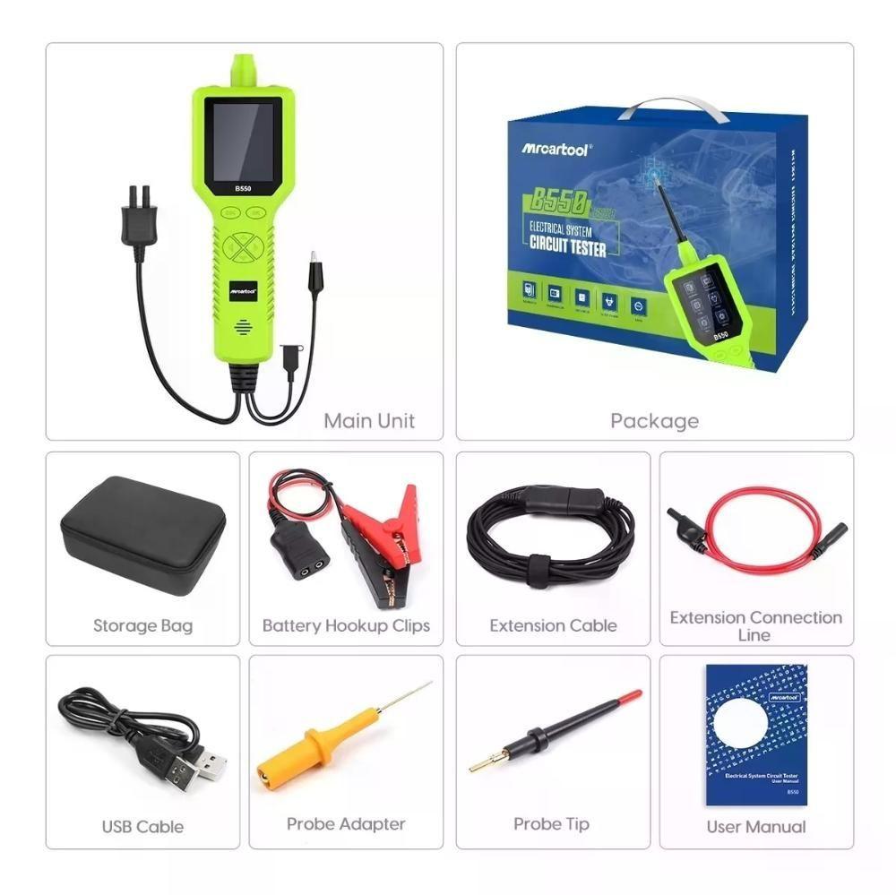 Analizador Circuito Motocicleta Auto B550 Autool-3