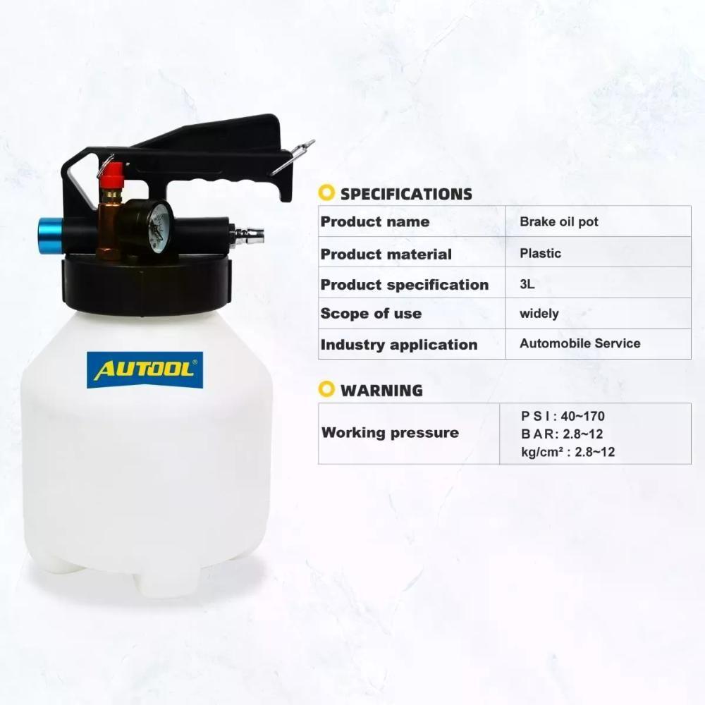 Purgador Frenos Cambiador Líquido Autool 3 L-6