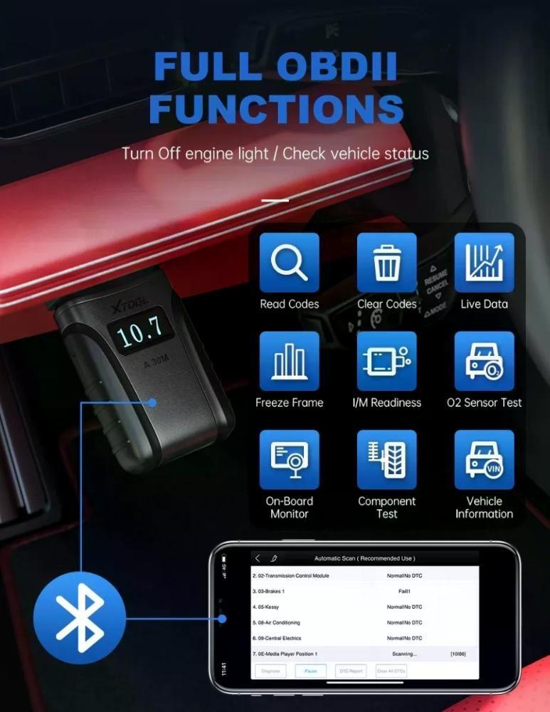 Scanner Automotriz Anyscan A30m Xtool 21 Función-6