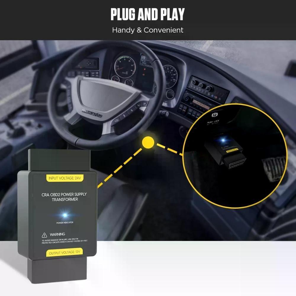 24v A 12v Autool Obd2 Adaptador-2