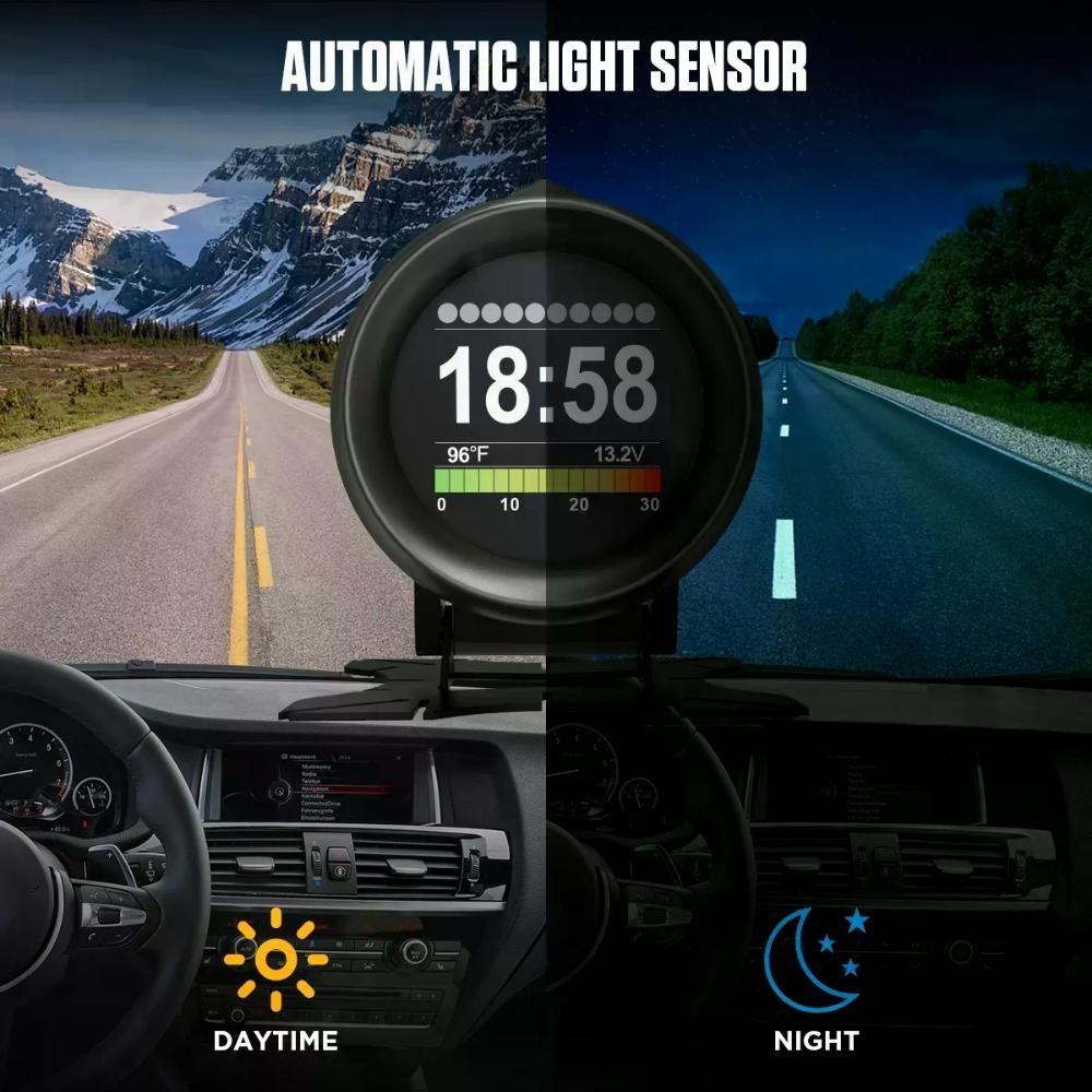 Medidor Velocímetro X60 Pro Autool Hud Digital-3