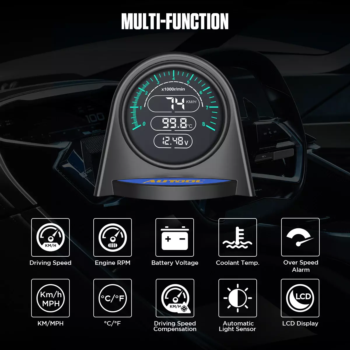 Medidor Velocidad X70 OBD-2