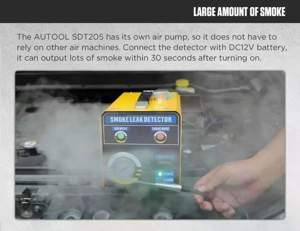 Detector Fugas Humo Sdt205 Autool Auto-4