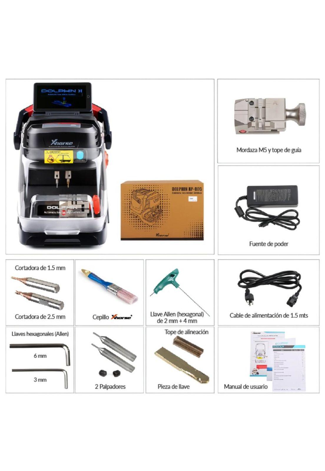 Maquina de llaves Automática CNC corte Xhorse Dolphin Xp005L-2
