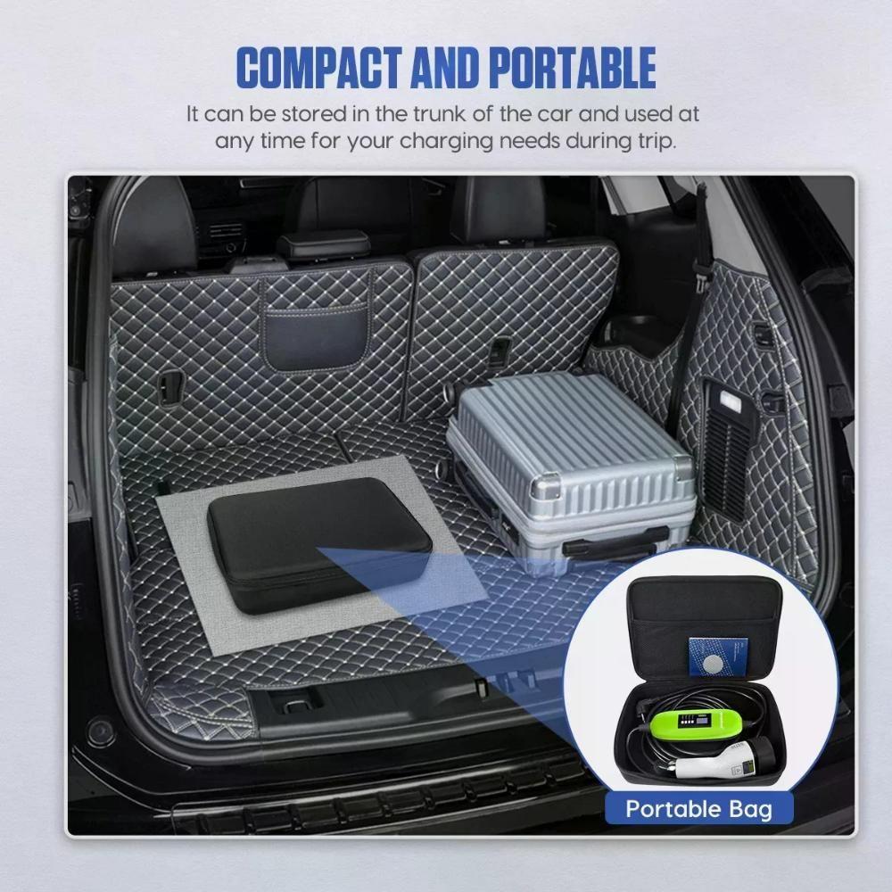 Cargador Auto Eléctrico S300, J1772 16a 5mt-7