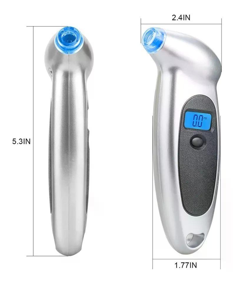 2 X Medidor De Presión Neumático Digital Con Luz Led-4