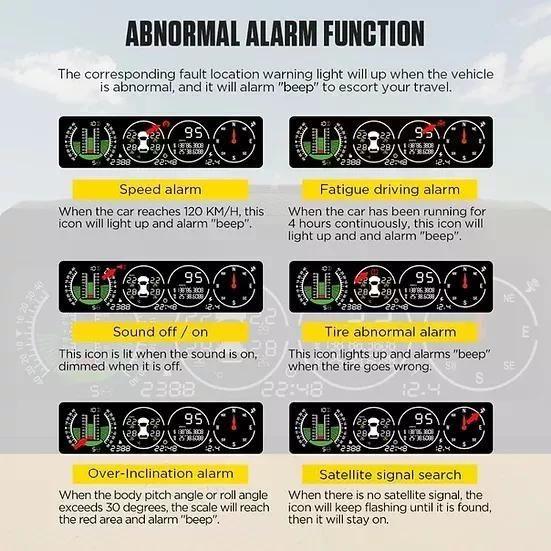 Medidor De Pendiente Gps Tpms X91 Autool-5