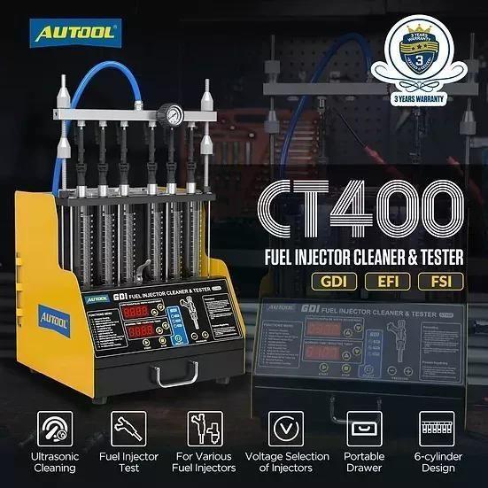 Gdi Limpiador Y Probador Inyectores Autool Ct400 Automotriz-2