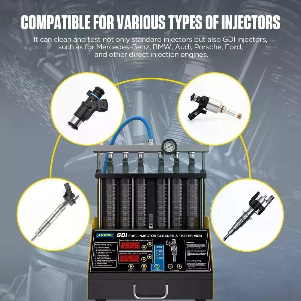 Gdi Limpiador Y Probador Inyectores Autool Ct400 Automotriz-3