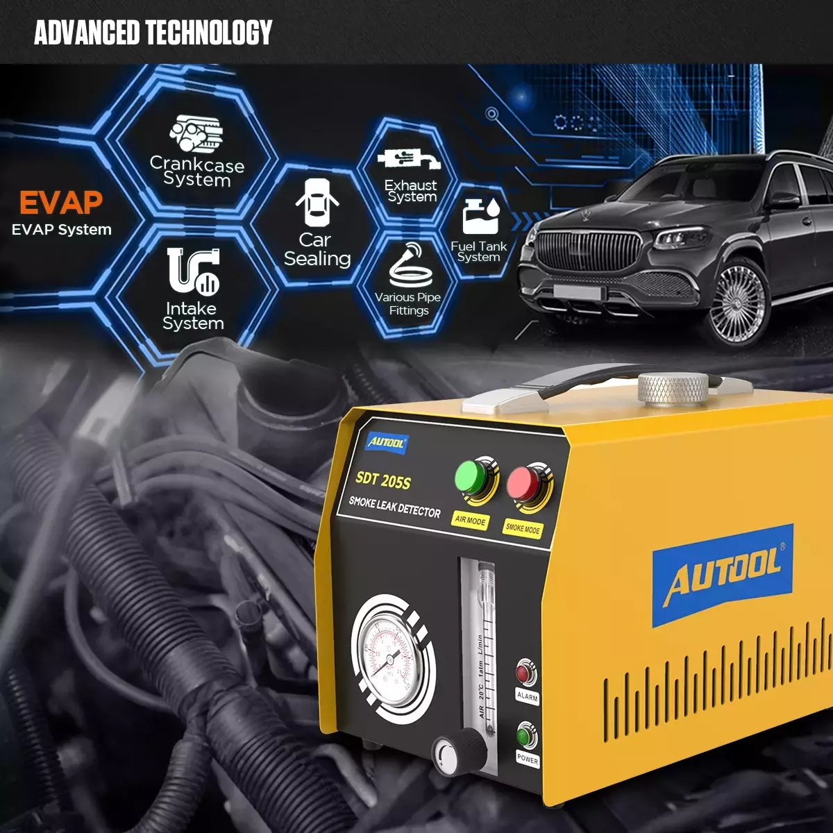 Localizador Fugas Humo SDT205S -4