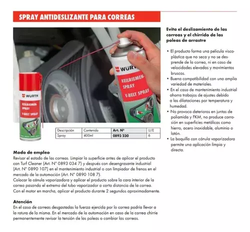 Antideslizante Correas en V Trapezoidales 400ml-1