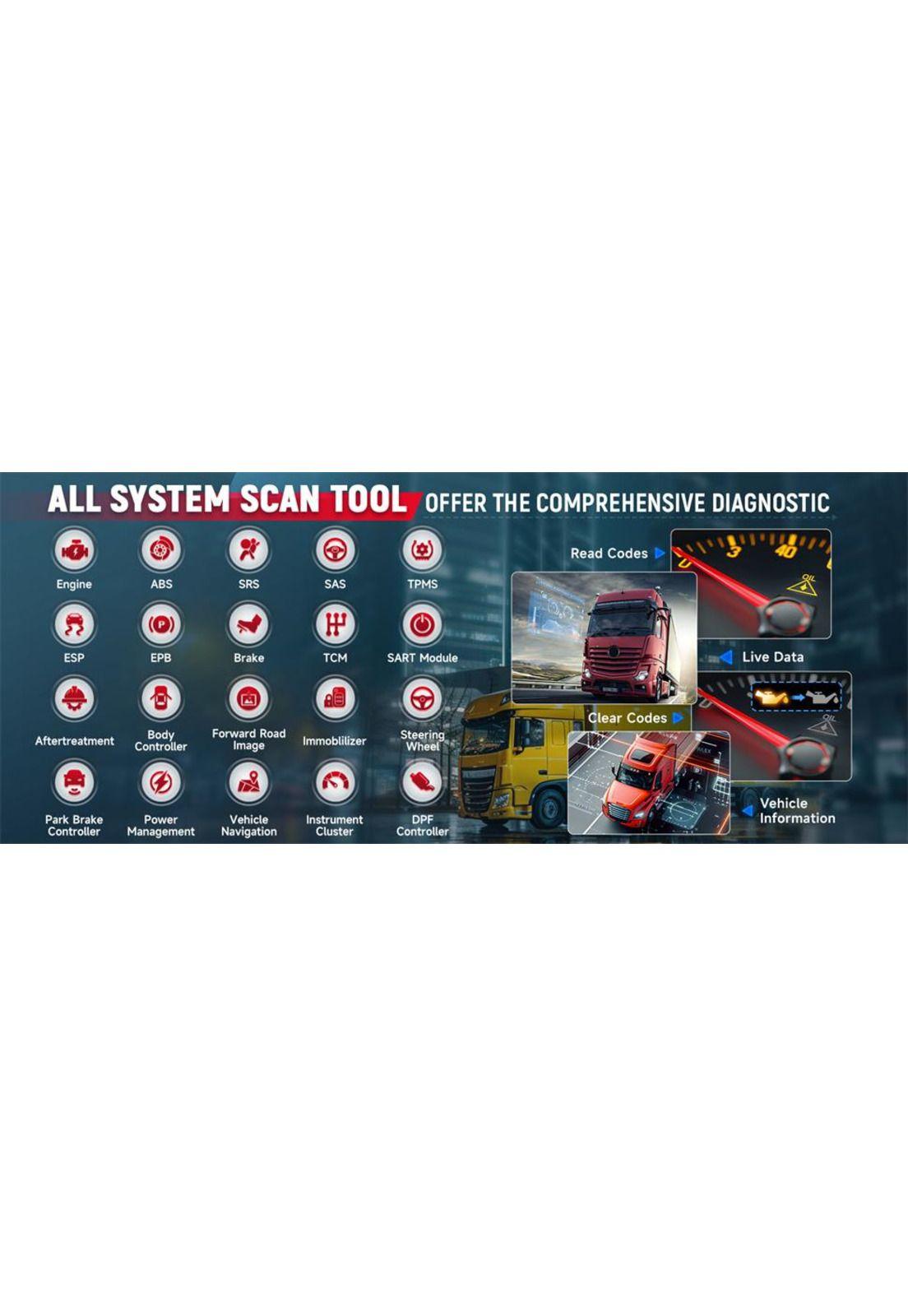 Launch Crp129 Hd Escáner Obd2 Multimarcas Profesional Táctil-2