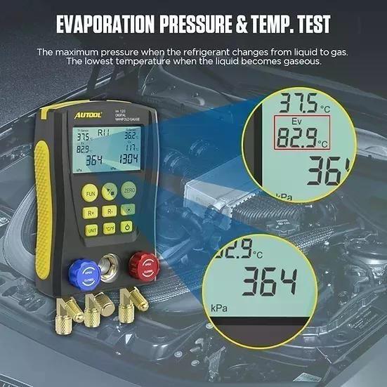 Medidor Vacío Autool Lm120+ Refrigeración-2