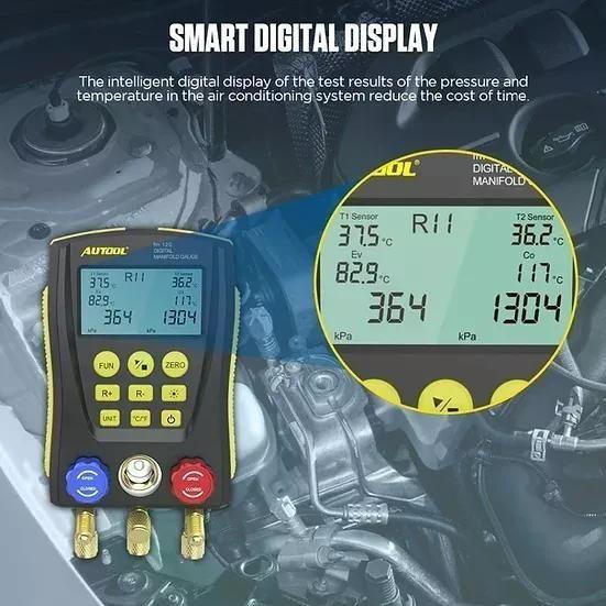 Medidor Vacío Autool Lm120+ Refrigeración-4
