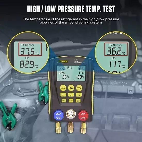 Medidor Vacío Autool Lm120+ Refrigeración-7