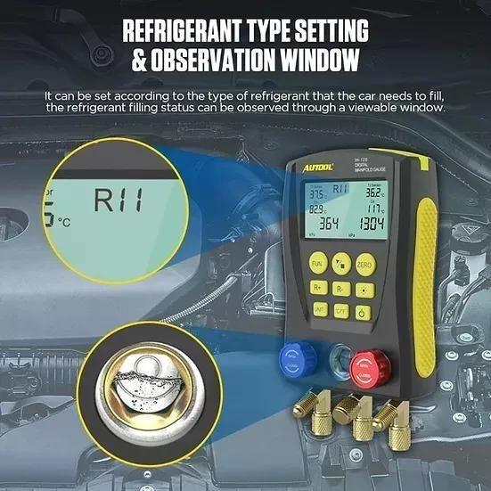 Medidor Vacío Autool Lm120+ Refrigeración-8