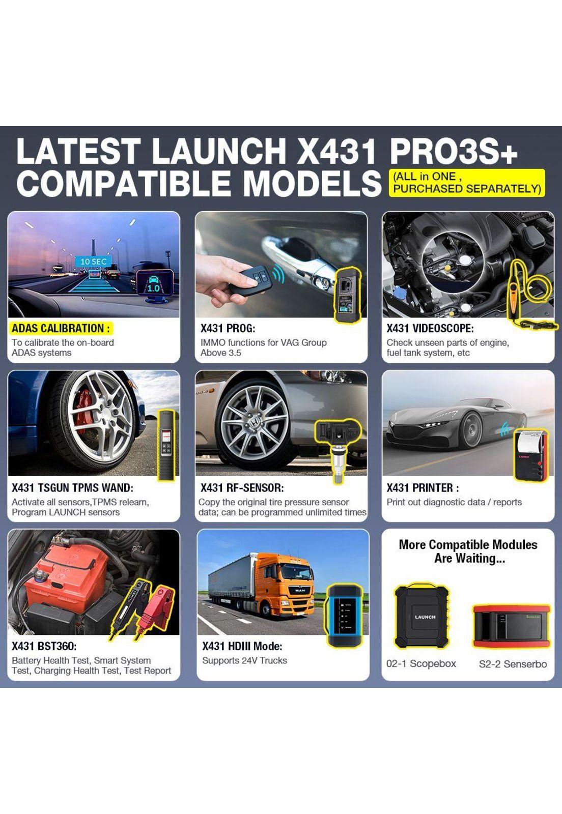 Scanner Launch X431 PRO3S Plus V.5.0-6