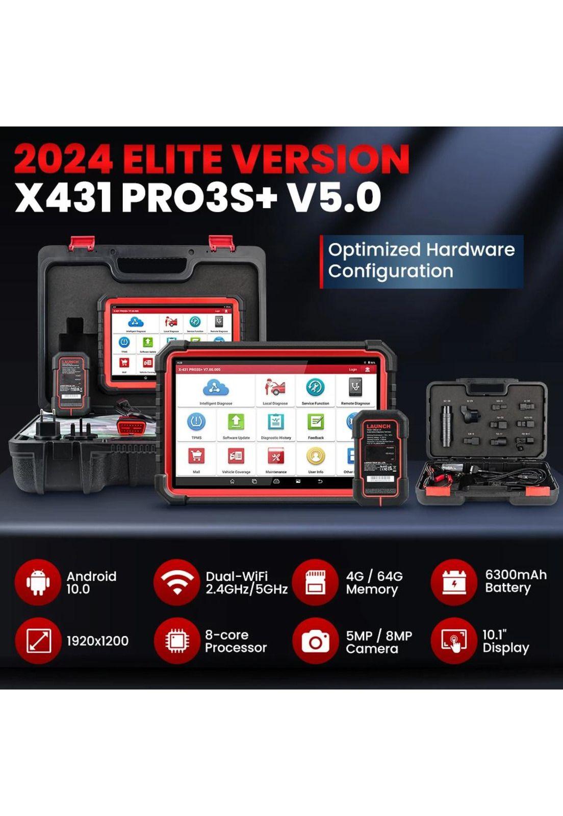 Scanner Launch X431 PRO3S Plus V.5.0-7