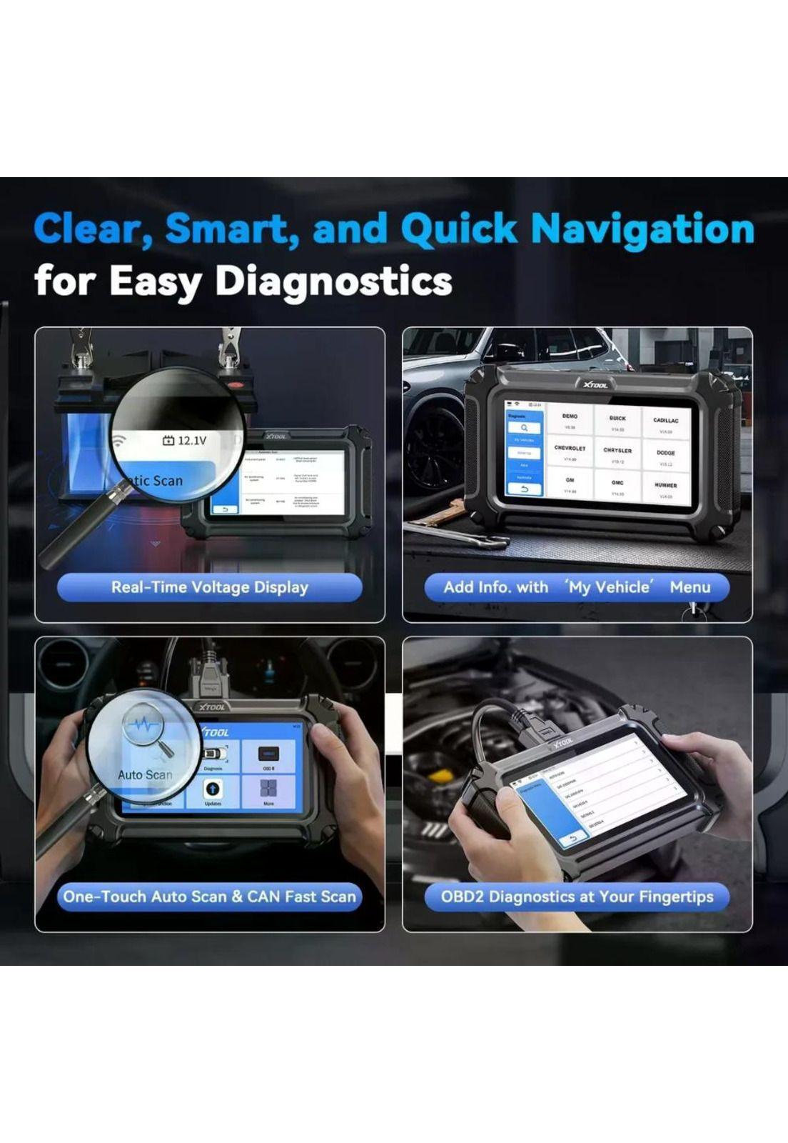 Scanner  Automotriz  Xtool D5S  Táctil 16 funciones especial-8