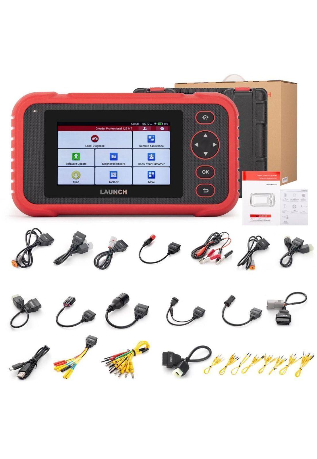 Scanner  Motos LAUNCH CRP129 MT con sistema completo OBD-4
