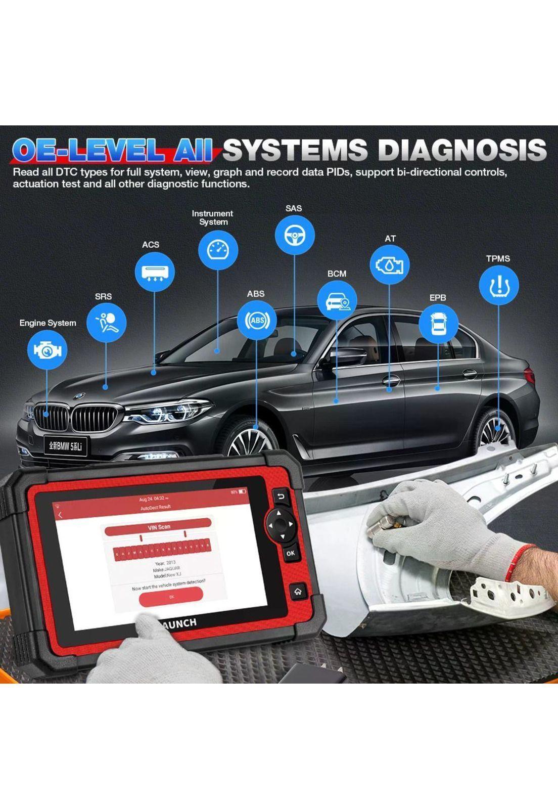 Scanner LAUNCH X431 CRP919E CAN FD funcion+31 Bi-direccional-3