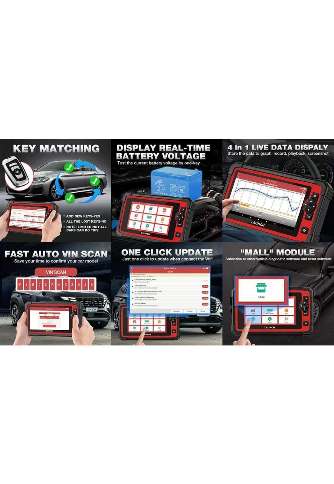 Scanner LAUNCH X431 CRP919E CAN FD funcion+31 Bi-direccional-5