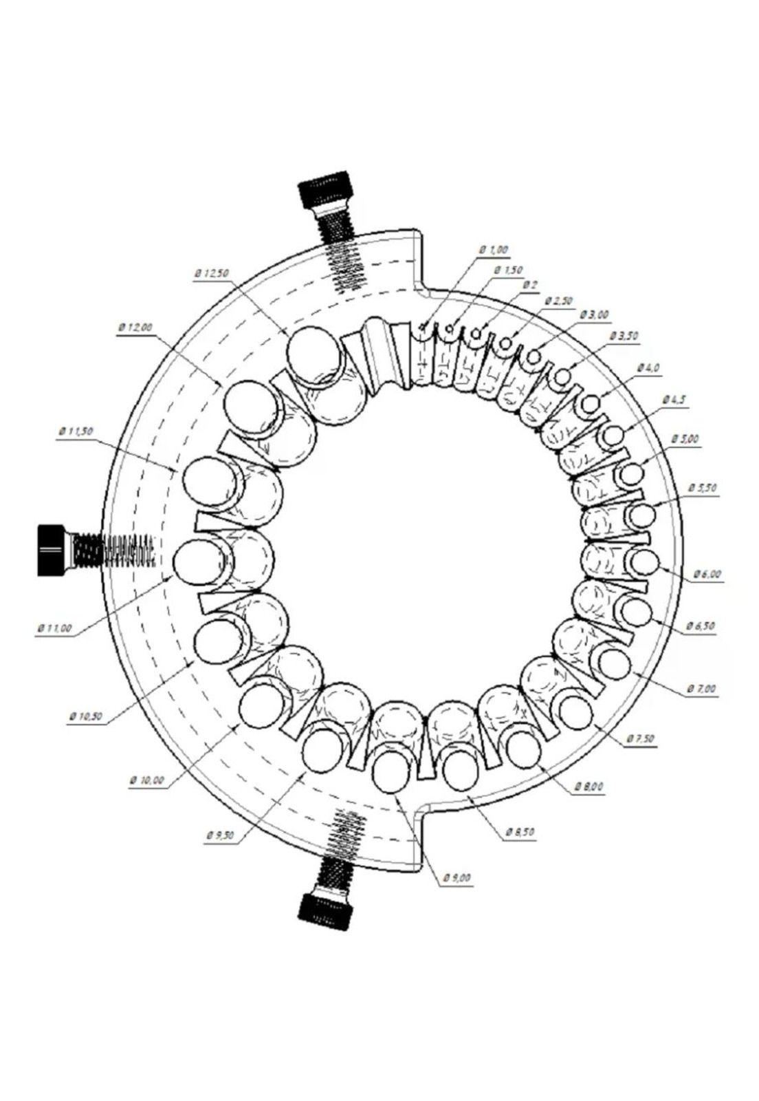 Afilador Brocas Amoladora Portátil 4,5 Pulgada Galletera-4