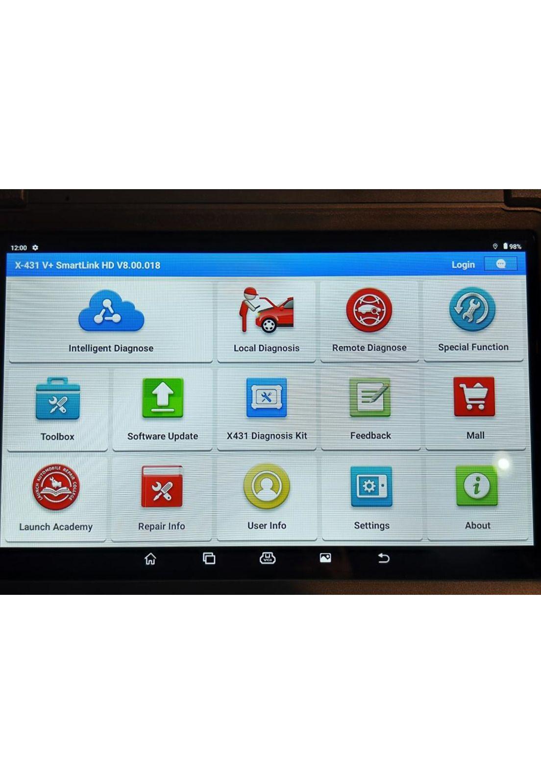 Scanner  Launch X431 V+ Smartlink Hd Profesional Maquina 24V-3
