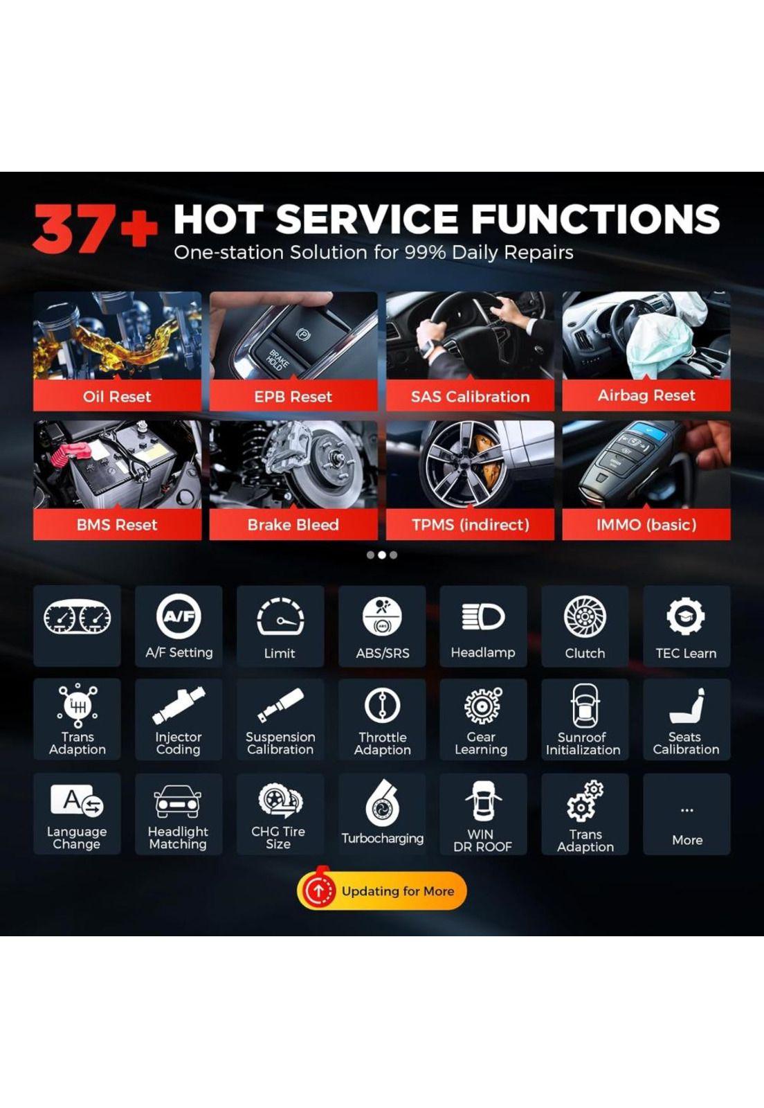 Scanner Launch X431 PRO TT CanFd Funciones +38 Bidireccional-1