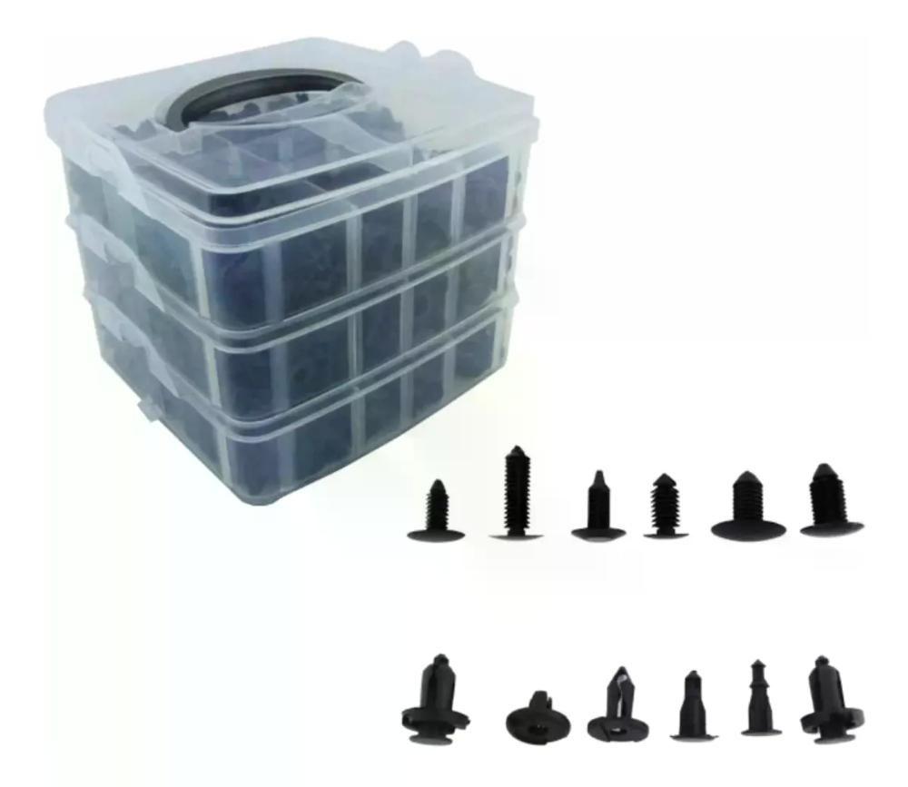 Kit Clip Broche Pvc Plásticos Auto 625 Unid-0