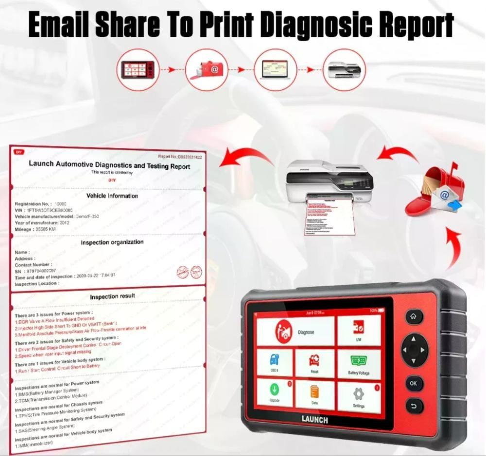 Scanner Launch X431 Crp909e Dpf-9