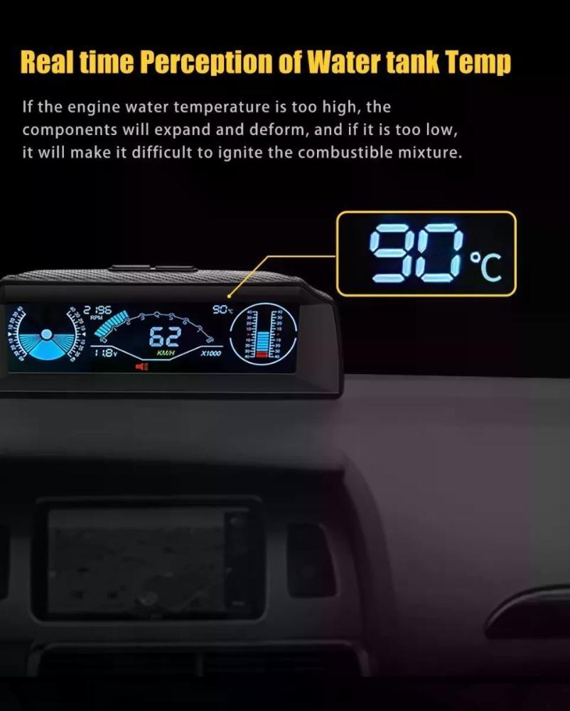 X90 Autool Hud/obd2 Mide Pendientes-2
