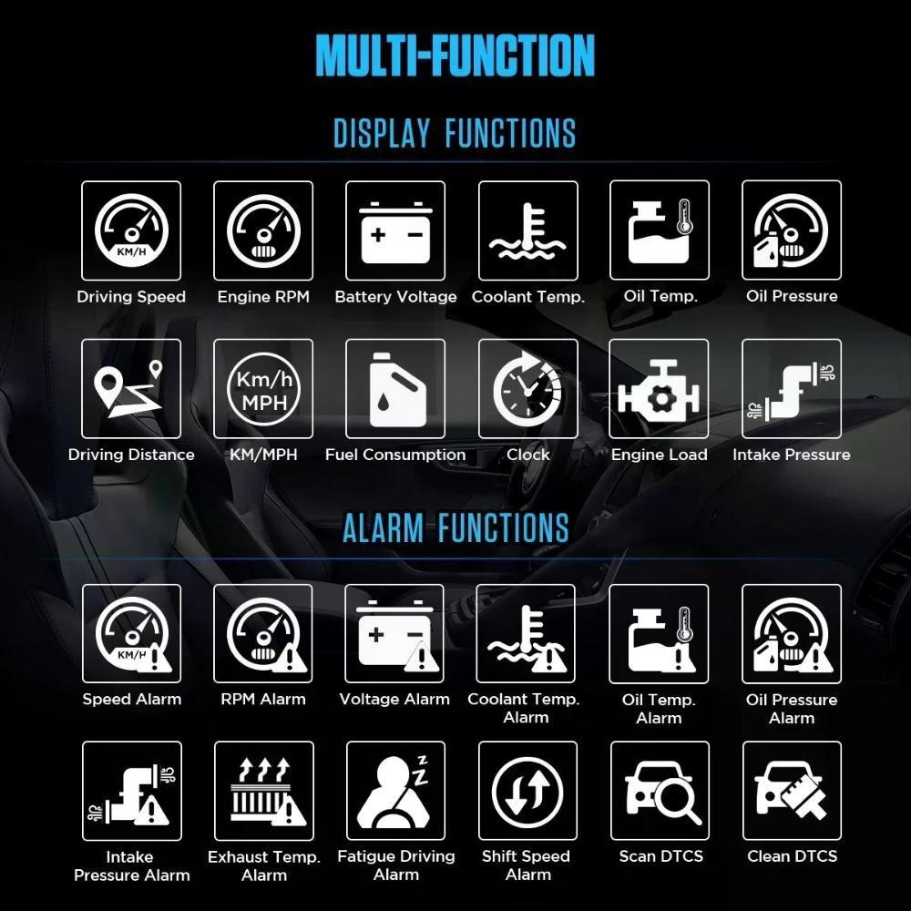 X50 Pro Autool Medidor Multifunción Obd2-2