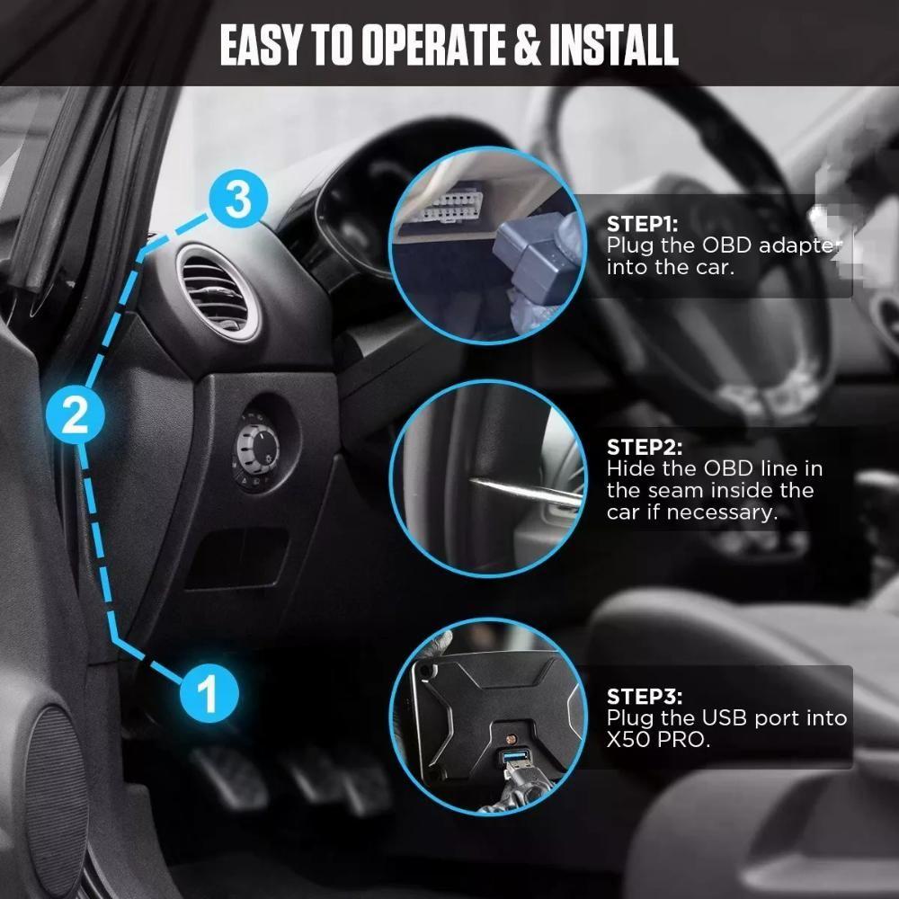 X50 Pro Autool Medidor Multifunción Obd2-5