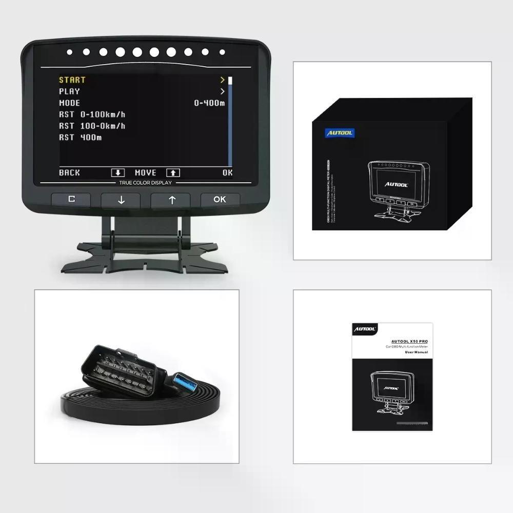 X50 Pro Autool Medidor Multifunción Obd2-9