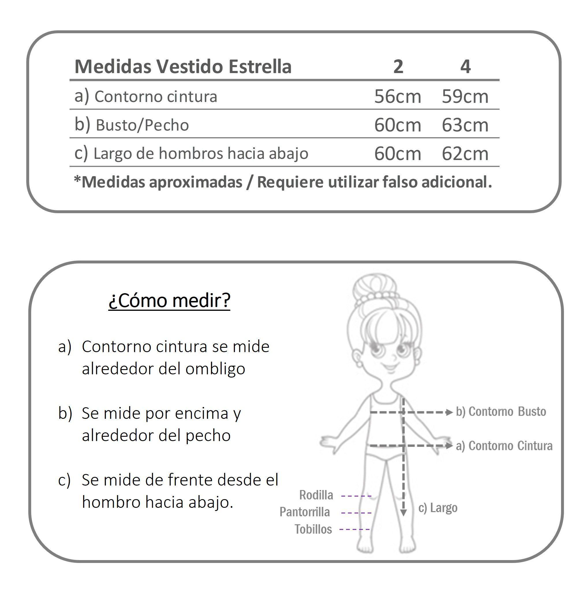 Vestido Niña Navidad Estrella-4