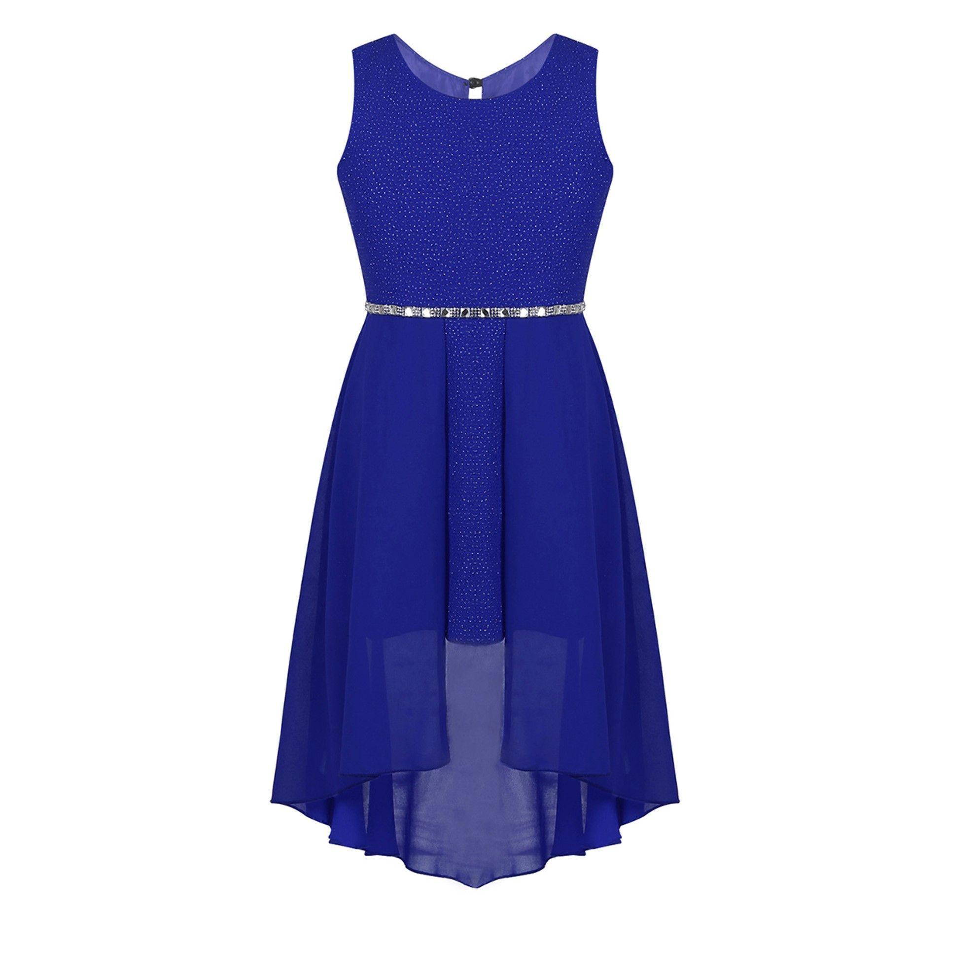 VESTIDO CORINA AZUL BATMITZVA FIESTA-0