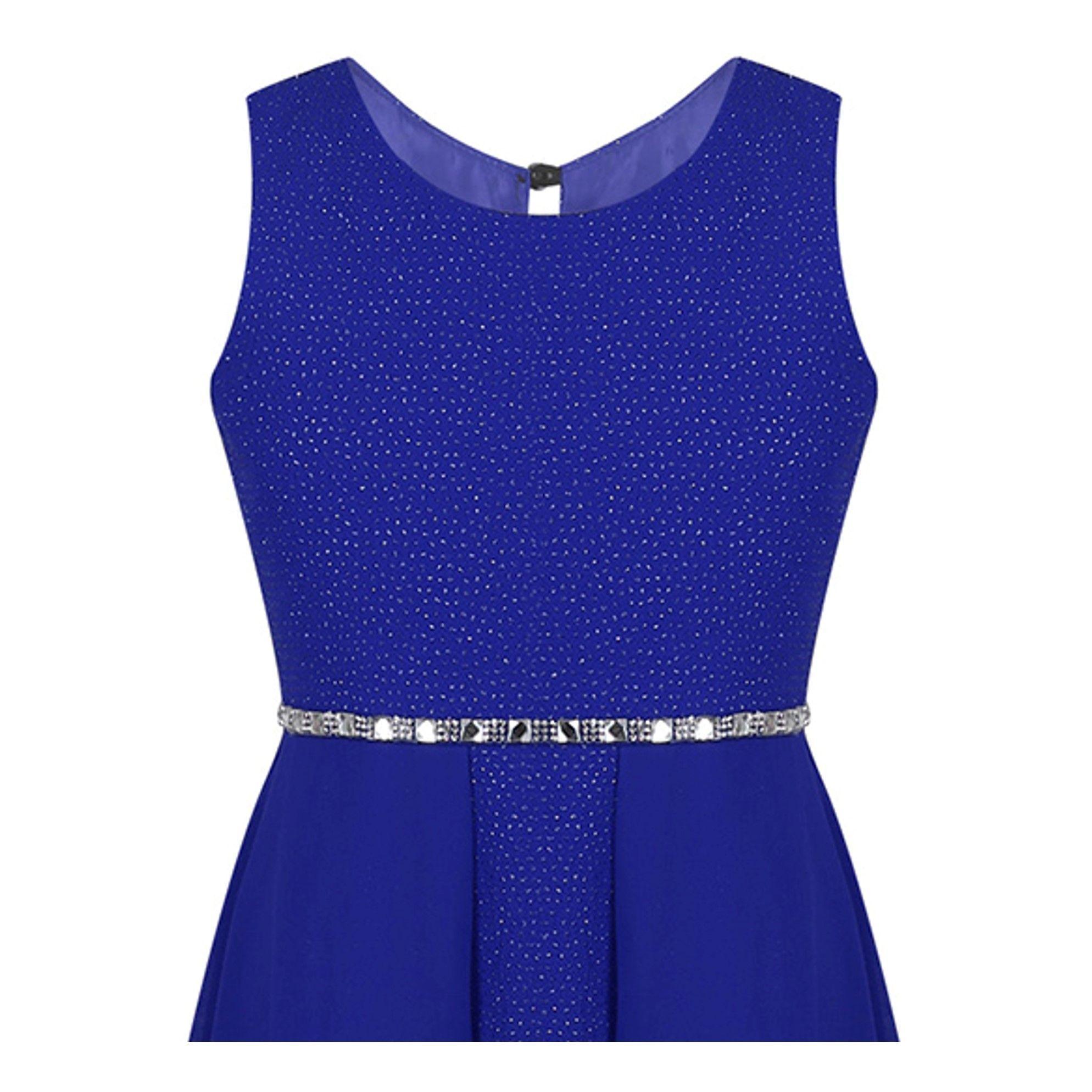 VESTIDO CORINA AZUL BATMITZVA FIESTA-2