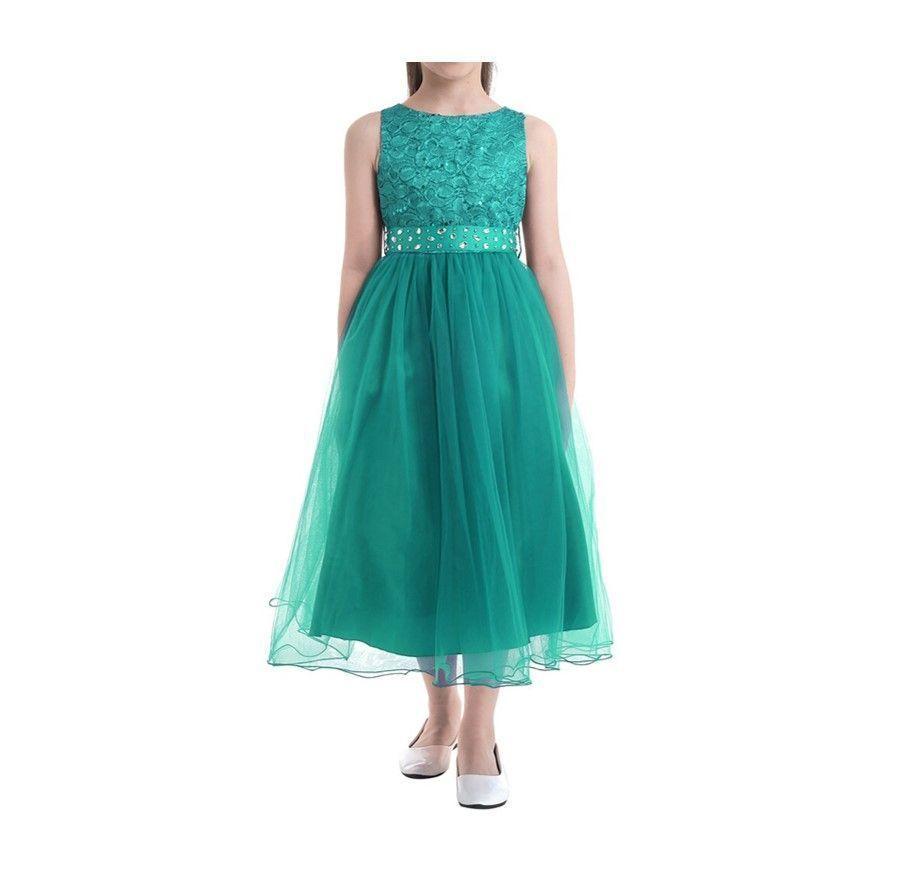 VESTIDO NIÑA ARLETTE ESMERALDA FIESTA GALA-5