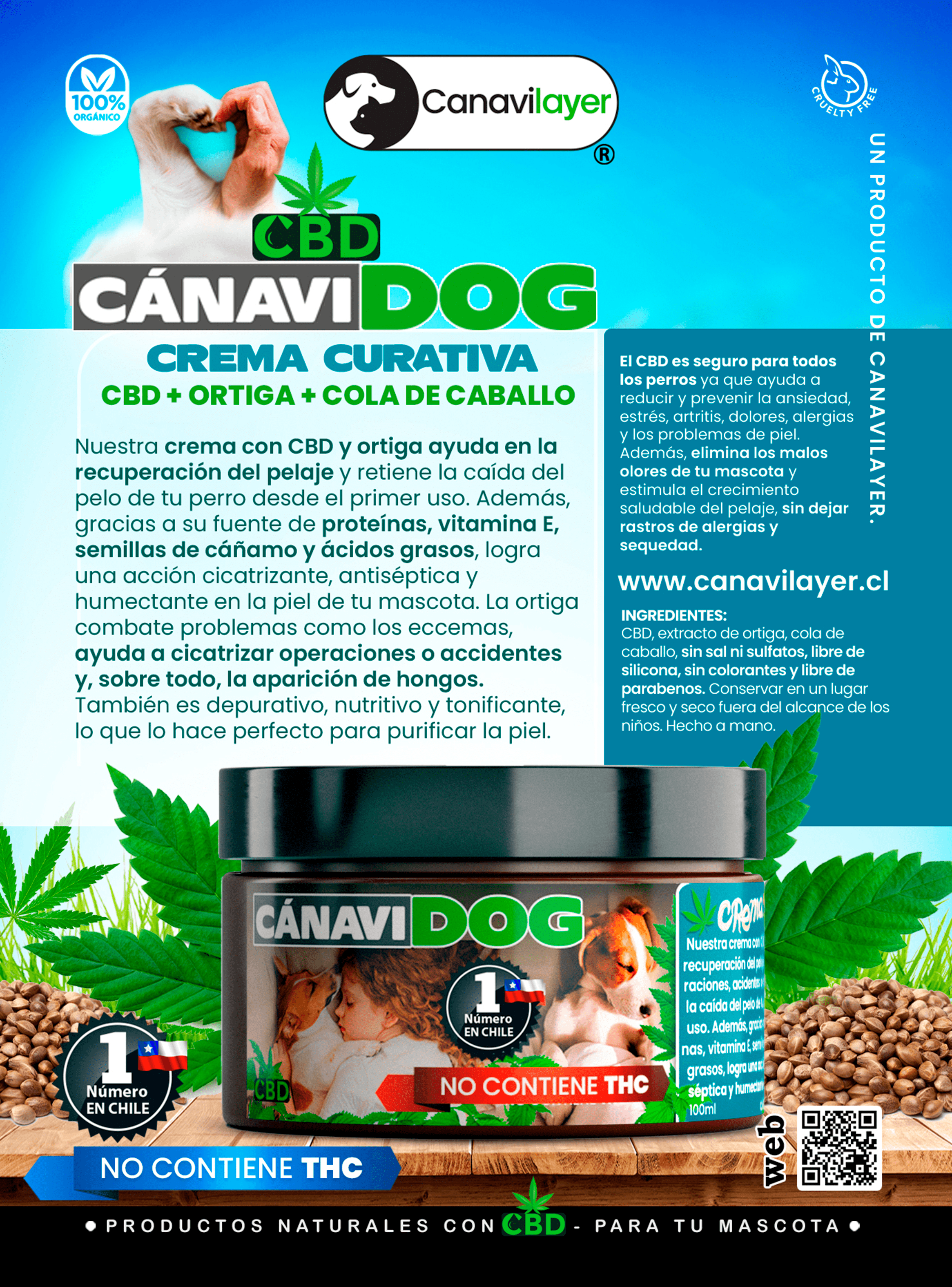 Crema Curativa CBD ORTIGA MATICO COLA MÁS GUANTES-1