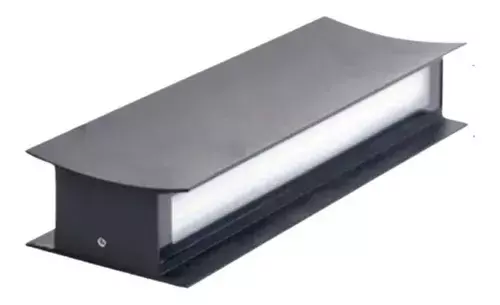 Aplique Lámpara Foco Led Muro Doble Con Lupa Luz Cálida Ip65-1