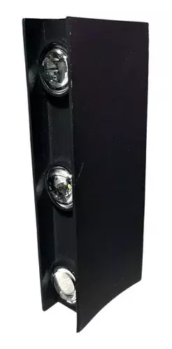 Aplique Lámpara Foco Led Muro Doble Con Lupa Luz Cálida Ip65-3
