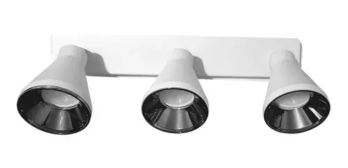 Aplique Trple Porta Dicroico Dirigible Luz Fría -2
