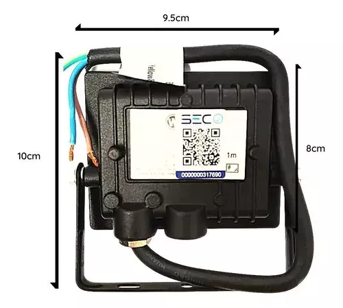 Foco Proyector De Area Led 10w Exterior Sec Luz Fría -4