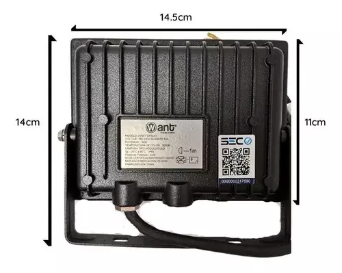 Foco Proyector De Area Led 30w Exterior Sec Luz Calida	-2