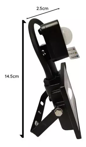Foco Proyector De Area Led Con Sensor 10w Sec Exterior Luz Fria-2