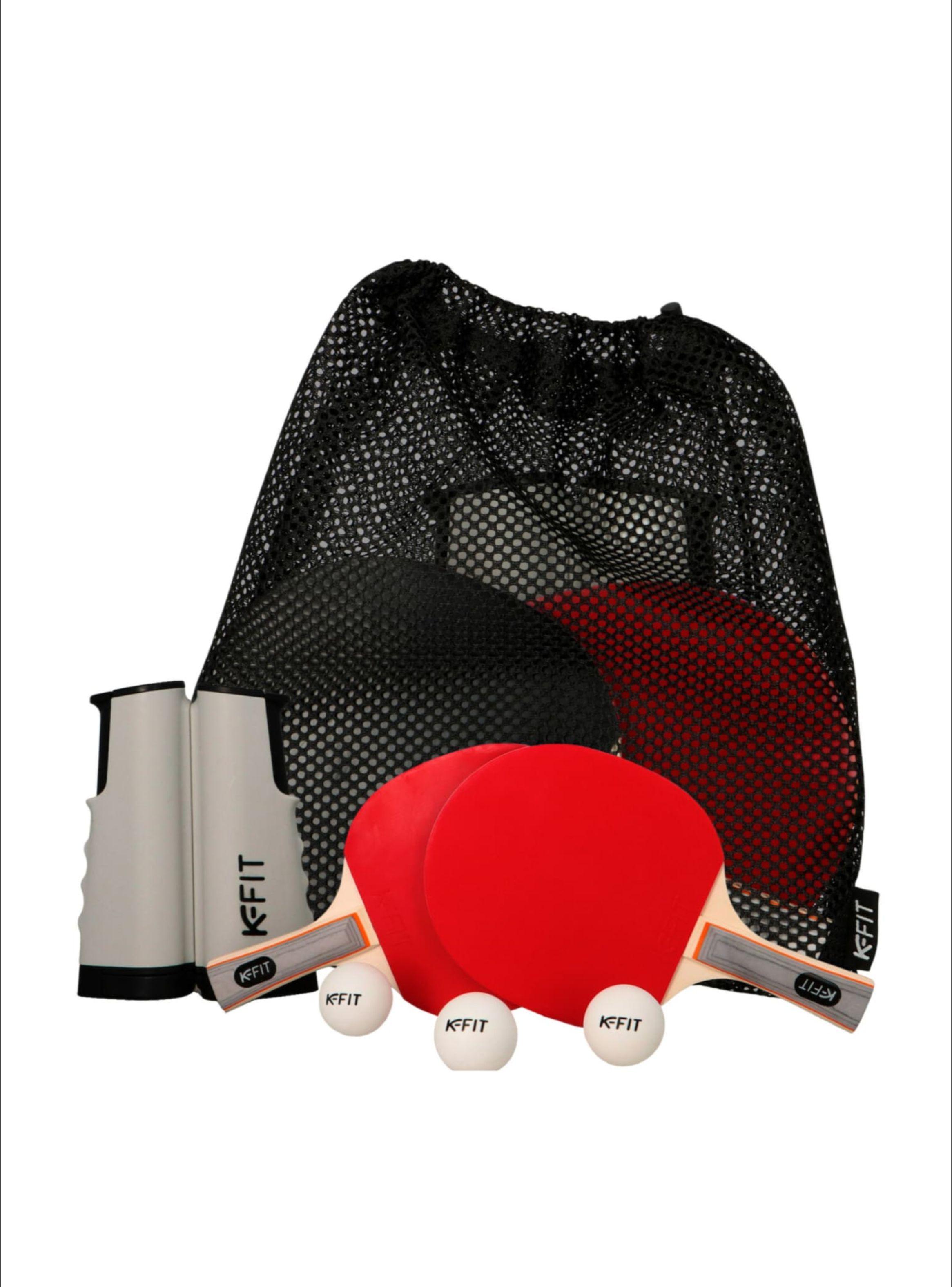 Set Ping Pong Tenis Mesa 2 Paleta + 3 Pelotas + Malla-6