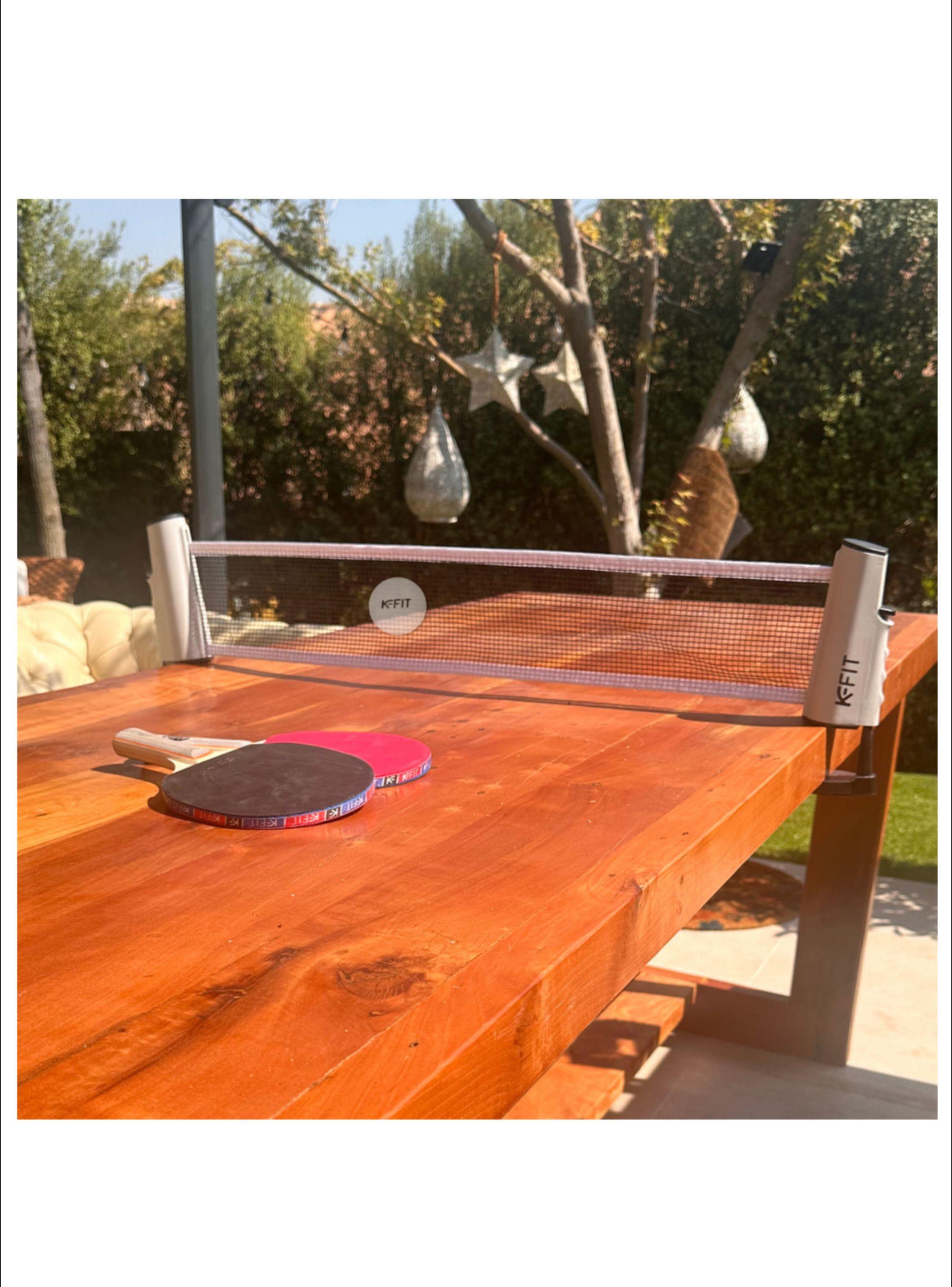 Set Ping Pong Tenis Mesa 2 Paleta + 3 Pelotas + Malla-7